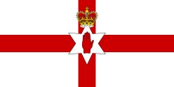 flag of northen ireland. Meme Template