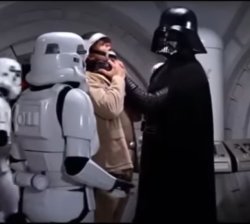 Stormtrooper and Vader Meme Template