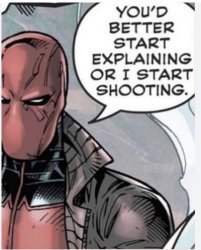 red hood shoot Meme Template