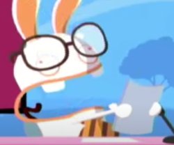 Confused Rabbid with paper Meme Template