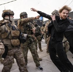 ICE Pepper Sprays Pastor Meme Template