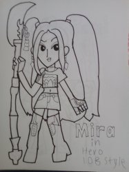 Mira (KPDH) in Hero 108 Style Meme Template