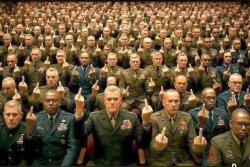 Trump Generals Finger Funny Meme Template