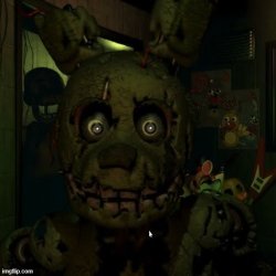 peeing springtrap 2 Meme Template