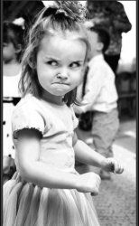Angry girl with fists Meme Template