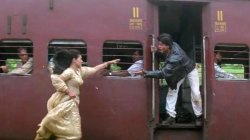 Simran Running to catch train Meme Template
