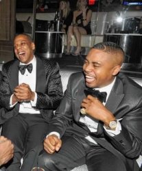Jay Z & Nas laugh Meme Template
