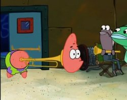 Patrick stuck Meme Template