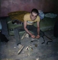 Trainspotting heroin room Meme Template