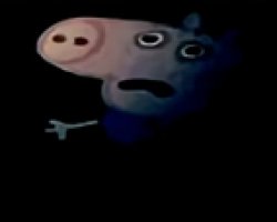 George pig scared Meme Template