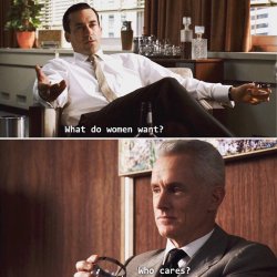 Mad men who cares Meme Template