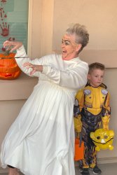 Grandma having more fun Meme Template