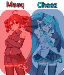 Masq and Cheez Duo shared template Meme Template