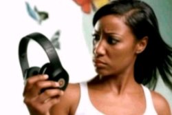 Girl listening to music Meme Template