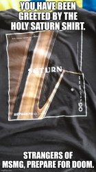 Saturn Shirt Meme Template
