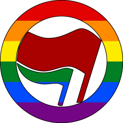 Antifa Gays symbol Meme Template