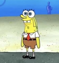SpongeBob as fish Meme Template