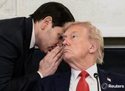 Trump Whisper Meme Template