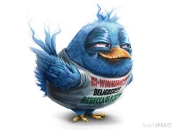 Realistic twitter bird Meme Template