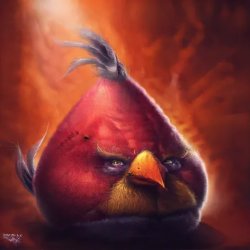 Realistic angry bird Meme Template
