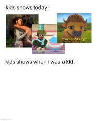 kids shows when I was a kid: Meme Template