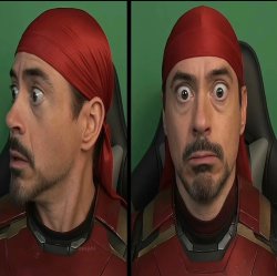 Confused Robert Downey Jr Meme Template