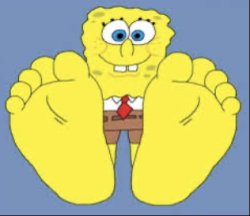 SpongeBob's feet Meme Template