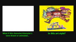 What if Character Drawn in OK K.O.! Style Meme Template