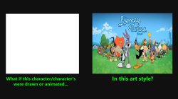 What if Character Drawn in TLTS Style Meme Template