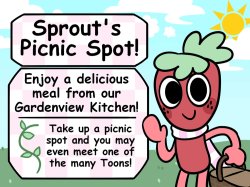 Sprout's Picnic Spot Meme Template