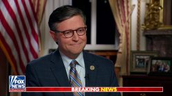 Lying Mike Johnson on Fox News Meme Template