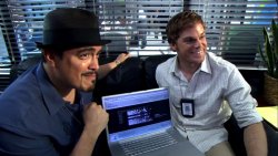 Dexter & Batista smiling Meme Template