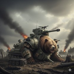 dead bear tank Meme Template