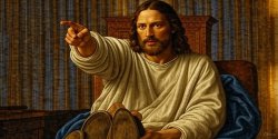 Jesus credit Meme Template