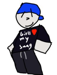 girls love my swag Meme Template