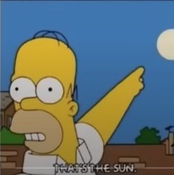 That's The Sun Meme Template