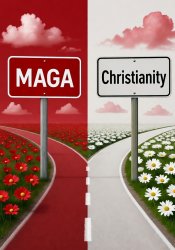 Forked Road Erika Kirk Turning Point MAGA vs Christianity Meme Template