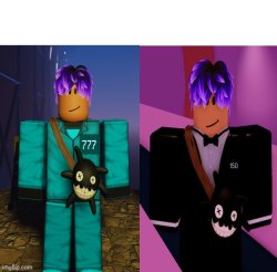 Bebber "Me at" Template Meme Template