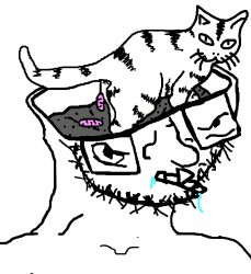 Litter brain Meme Template