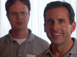 Dwight and Michael Meme Template