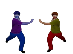 Blindfold Dark Shaggy Vs Blindfold Shaggy Meme Template