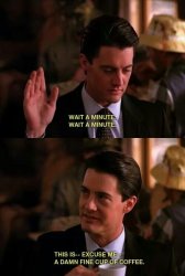 Twin Peak Damn fine coffe Meme Template