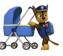 Chase with a Stroller Meme Template