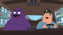 Grimace Family Guy Meme Template