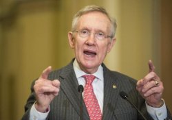 Harry Reid gesturing Meme Template