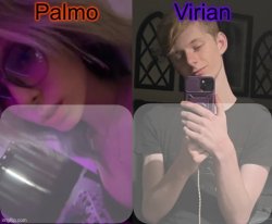 Palmo and Virian shared temp Meme Template