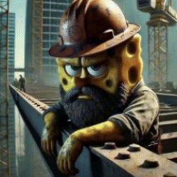 Blue collar spongebob Meme Template