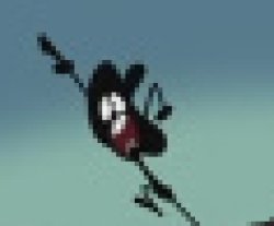 Screaming Faced Wander Meme Template