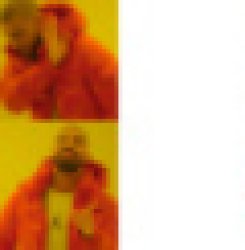 low quality drake Meme Template