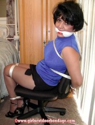 Tied up to a chair with rope Meme Template